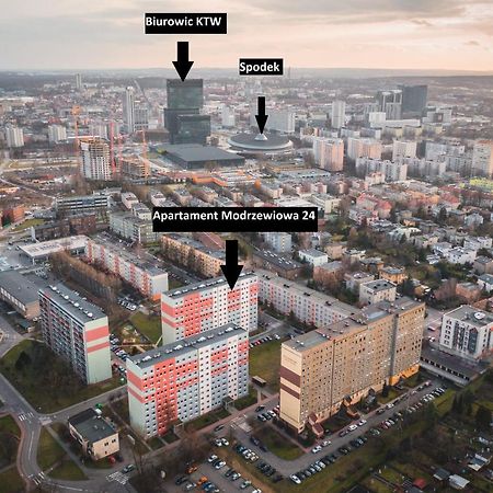 Apartmán Katowice Apartament Spodek Modrzewiowa 24 Exteriér fotografie